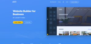 Конструктор сайтов uKit. Главная страница сайта.