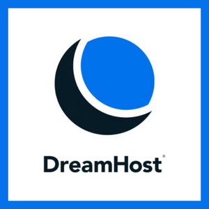 Dreamhost logo.