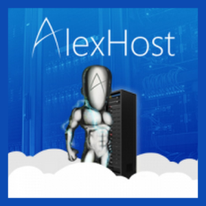 AlexHost logo.
