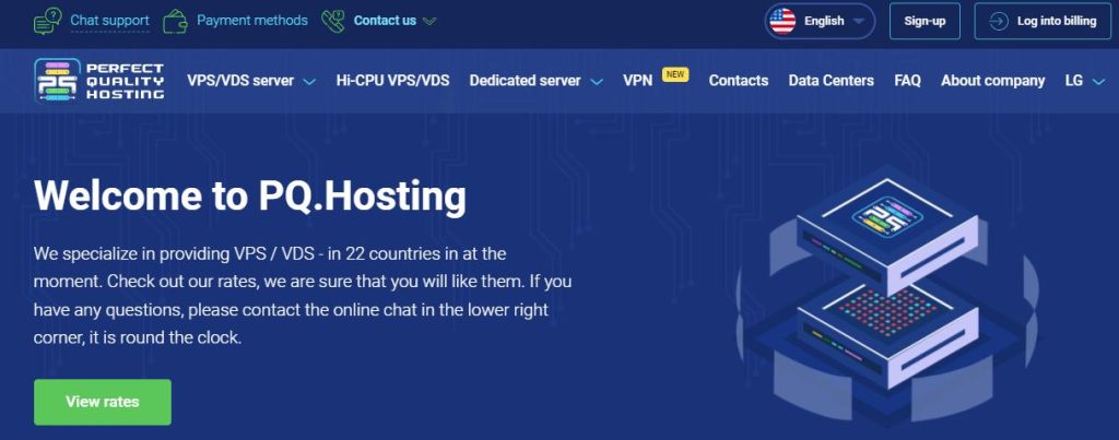pq hosting main page