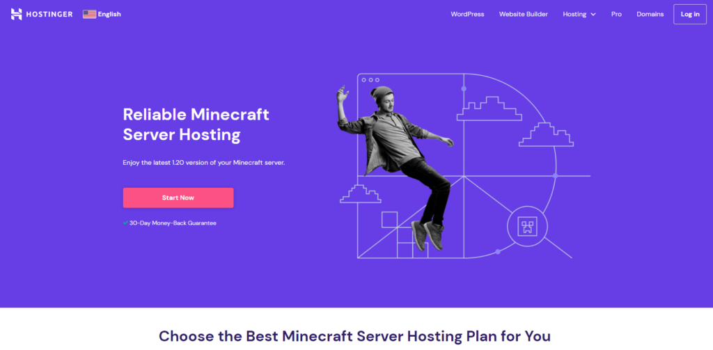 hostinger Minecraft server