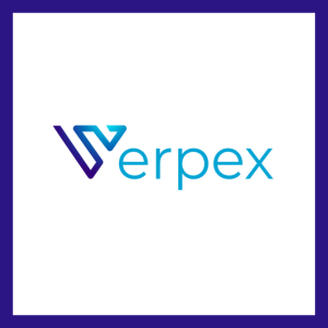 Verpex logo.
