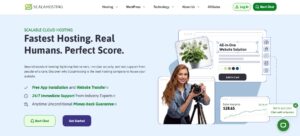 Главная страница сайта хостера ScalaHosting