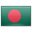 Bandeira de Bangladesh.
