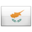 The flag of the country of Cyprus.