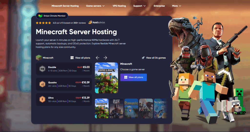 Godlike main page.