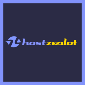 HostZealot logo.
