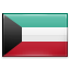 Bandeira do país Kuwait.