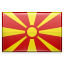 Flag of the country North Macedonia.