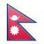 Bandeira do Nepal.