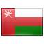 Bandeira do país Omã.