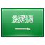 Bandeira da Arábia Saudita.