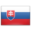 Bandeira do país Eslováquia.