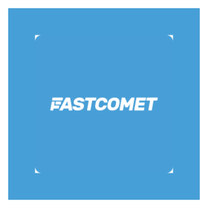 FastComet logo.