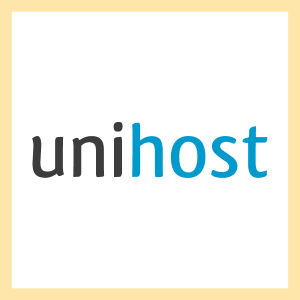 Unihost logo.