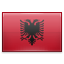 Flag of Albania.