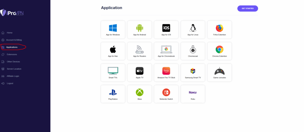 IproVPN Applications