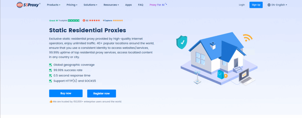 922S5Proxy Proxy residencial estático.