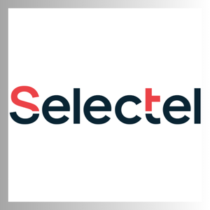 Selectel logo.