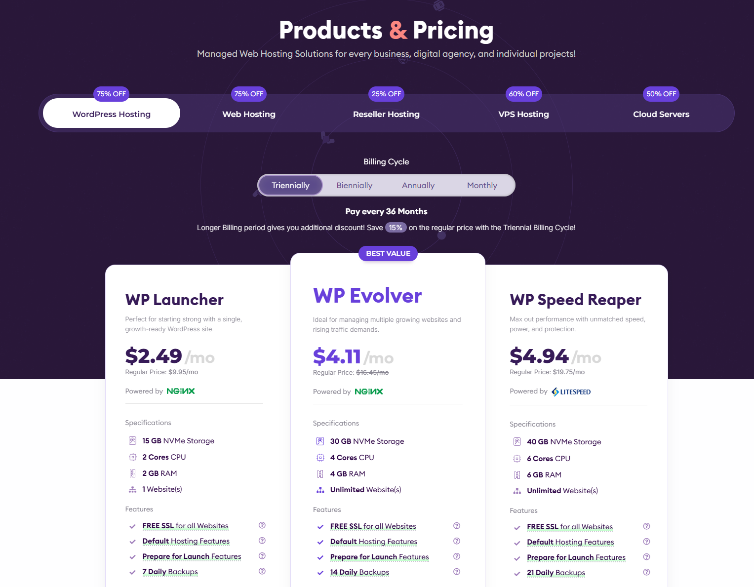 HostArmada цены.