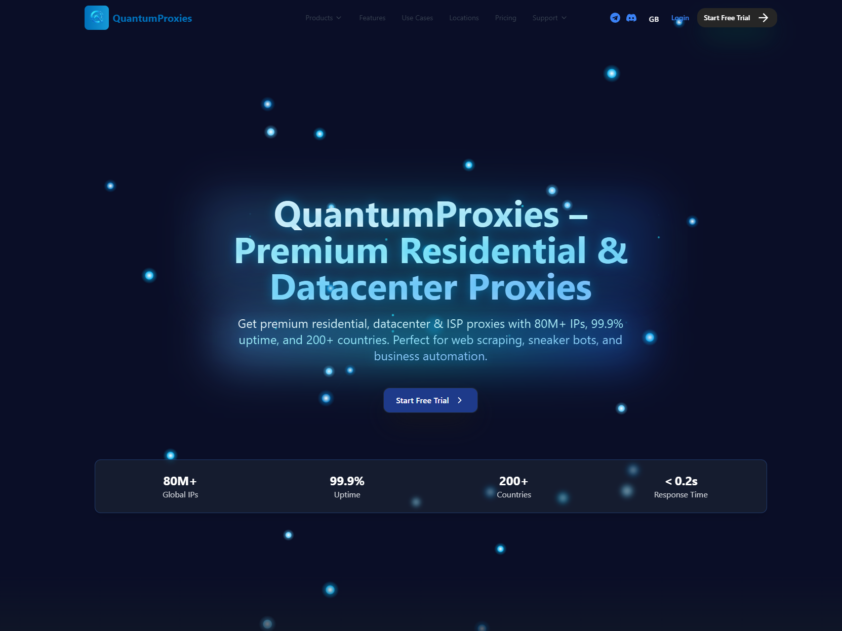 QuantumProxies main page.