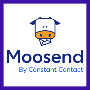 Moosend logo.