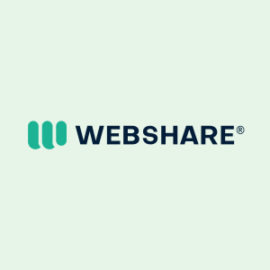 Webshare logo.