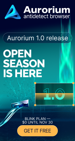 Aurorium AI Anti-Detect Browser.