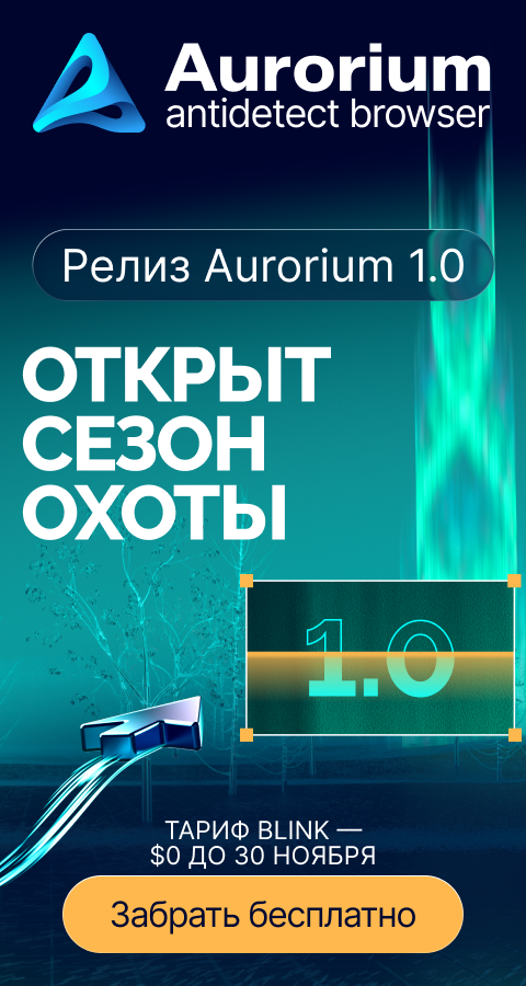 Aurorium AI Anti-Detect Browser.